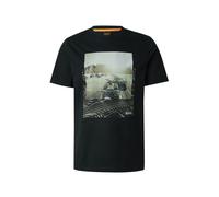 BOSS Camiseta de punto de algodón con estampado fotográfico - StyleTe_Dunetrace, 50539187 Negro S