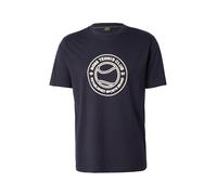 BOSS Camiseta ecru / navy L ecru / navy