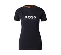 BOSS Camiseta de punto de algodón con logotipo en contraste - StyleC_Elogo_5, 50501139 Negro L