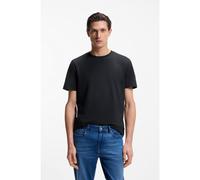 BOSS Camiseta en mezcla de algodón con estructura de jacquard de burbujas - StyleTiburt 240, 50452680 Azul oscuro 5XL