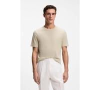 BOSS Camiseta en mezcla de algodón con estructura de jacquard de burbujas - StyleTiburt 240, 50452680 Beige claro S