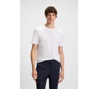 BOSS Camiseta en mezcla de algodón con estructura de jacquard de burbujas - StyleTiburt 240, 50452680 Blanco XS