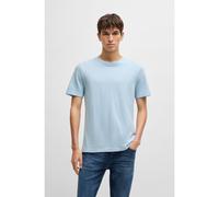 BOSS Camiseta en mezcla de algodón con estructura de jacquard de burbujas - StyleTiburt 240, 50452680 Celeste 5XL