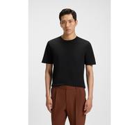 BOSS Camiseta en mezcla de algodón con estructura de jacquard de burbujas - StyleTiburt 240, 50452680 Negro 6XL