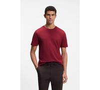 BOSS Camiseta en mezcla de algodón con estructura de jacquard de burbujas - StyleTiburt 240, 50452680 Rojo M