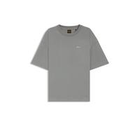 BOSS Camiseta en punto de algodón con gráficos del logo - StyleC_Eboyfriend_5, 50545498 Gris M