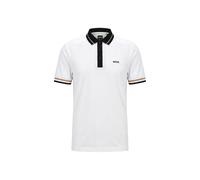 BOSS Camiseta funcional 'Court' caramelo / negro / blanco S EUR