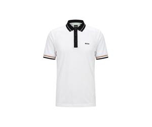 BOSS Camiseta funcional 'Court' caramelo / negro / blanco S EUR