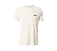 BOSS Camiseta funcional ecru / negro S ecru / negro