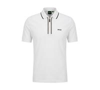 BOSS Camiseta funcional 'Philix GOC' cognac / negro / blanco L cognac / negro / blanco