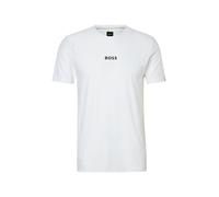 BOSS Camiseta funcional 'Serve 1' negro / blanco L negro / blanco