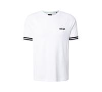 BOSS Camiseta funcional 'Serve 2' negro / blanco S negro / blanco