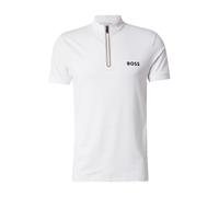 BOSS Camiseta funcional 'Taylor' brocado / negro / blanco, Talla L