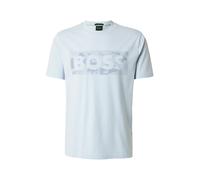 BOSS Camiseta 'Globe' azul paloma / azul cielo S azul paloma / azul cielo