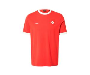 BOSS Camiseta granadina / blanco M granadina / blanco