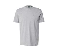 BOSS Camiseta regular fit de algodón elástico con logo en contraste - StyleTee, 50506373 Gris M