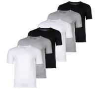BOSS Camiseta gris / negro / blanco M gris / negro / blanco