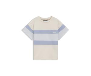 BOSS Camiseta holgada para niños con rayas anchas de color - StyleJ52985/21C04A, J52985 Beige claro 126