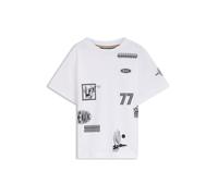 BOSS Camiseta holgada para niños en algodón con insignias estampadas - StyleJ52984/10P04A, J52984 Blanco 126