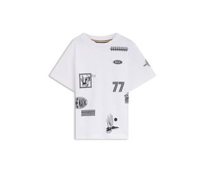 BOSS Camiseta holgada para niños en algodón con insignias estampadas - StyleJ52984/10P04A, J52984 Blanco 114
