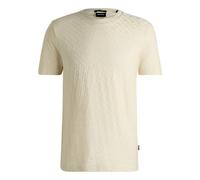 BOSS Camiseta Hombre De Algodón Monogramas MODELO H-THOMPSON 80 - 50537131 Beige