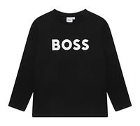 BOSS - Camiseta M.L. Negro 100% Algodon 5AÑOS