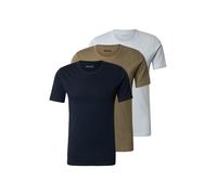 BOSS Paquete de tres camisetas interiores de algodón - StyleTShirtRN 3P Classic, 50532470 Gris / Azul / Beige S