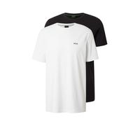 BOSS Camiseta negro / blanco M negro / blanco