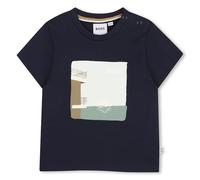 BOSS Camiseta para niños en punto de algodón con gráfico de logo - StyleJ52886/84902A, J52886 Azul oscuro 74