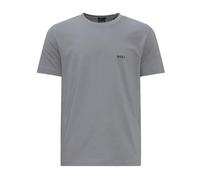 BOSS Camiseta para Hombre de Corte Regular de algodón elástico con Logotipo en Contraste, Medium Grey36, M