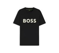 Boss Camiseta para Hombre Iconic Zone, Negro, L