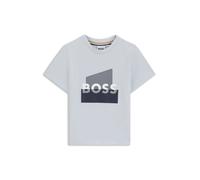 BOSS Camiseta para niños en algodón con gráfico de logo - StyleJ52879/78K02A, J52879 Celeste 86