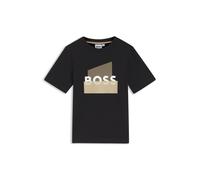 BOSS Camiseta para niños en algodón con gráfico de logo - StyleJ52978/09B04A, J52978 Negro 126