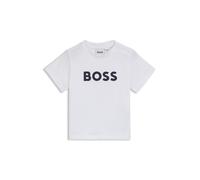 BOSS Camiseta para niños en algodón con logo estampado - StyleJ05P12/10P02A, J05P12 Blanco 94