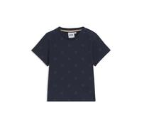 BOSS Camiseta para niños en algodón con monogramas Double B - StyleJ52115/84902A, J52115 Azul oscuro 86