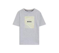 BOSS Camiseta para niños en punto de algodón con logo de diseño - StyleJ52369/A3204A, J52369 Gris claro 126