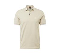 BOSS Camiseta 'Passertip' beige / blanco L beige / blanco