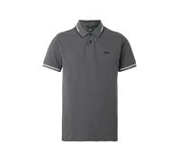 BOSS Camiseta 'Paul' gris oscuro / negro / blanco L gris oscuro / negro / blanco