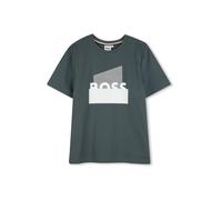 BOSS Camiseta pino / blanco 164 pino / blanco