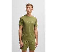 BOSS Camiseta playera de punto de algodón con logo estampado - StyleT-Shirt RN, 50491706 Verde S