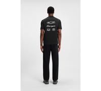 BOSS Camiseta Porsche x BOSS de algodón mercerizado con ilustración de Targa - StyleC-Thompson 197_PS, 50543200 Negro XL