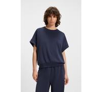 BOSS Camiseta regular fit con logo caligrafiado a mano - StyleC_Enari, 50543499 Azul oscuro XL