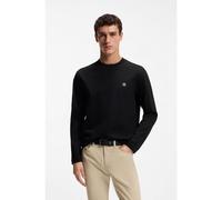 BOSS Camiseta regular fit de algodón con discreto detalle de logo - StyleTownley 01_TI, 50572145 Negro S