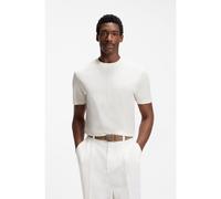BOSS Camiseta regular fit de algodón con estructura de jacquard en relieve - StyleC-Taut 118, 50565159 Natural XL