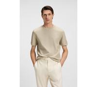 BOSS Camiseta regular fit de algodón con estructura - StyleL-Tesar 116, 50549314 Beige claro M