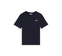 BOSS Camiseta regular fit de algodón con logo estampado para niños - StyleJ25P23/09B12A, J25P23 Azul oscuro 150