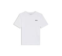 BOSS Camiseta regular fit de algodón con logo estampado para niños - StyleJ25P23/09B12A, J25P23 Blanco 114