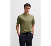 BOSS Camiseta regular fit de algodón con monograma Double B - StyleC-Taut 01, 50520298 Oliva M