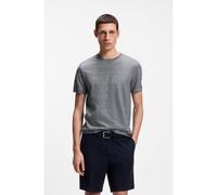 BOSS Camiseta regular fit de algodón y lino - StyleH-Thompson 235, 50559163 Azul oscuro XXXL
