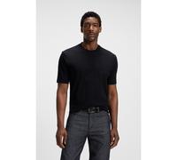 BOSS Camiseta regular fit de punto de algodón con cuello acanalado - StyleThompson 02, 50468972 Negro XXXL
